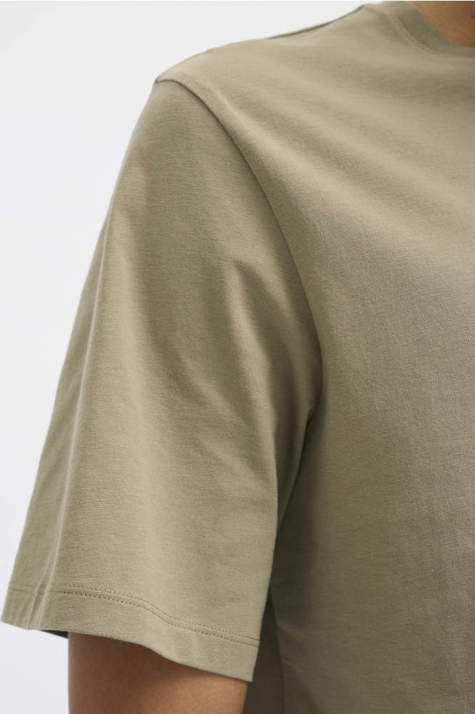 JJEORGANIC BASIC TEE SS O-NECK NOOS 12156101 CORIANDER
